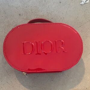 Dior Glossy Red Cosmetic Case